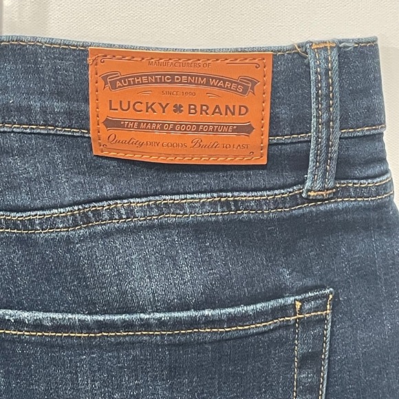 Lucky Brand 181 Relaxed Straight Mens Jeans Dark Wash Coolmax 42x34 NWT - Picture 6 of 12